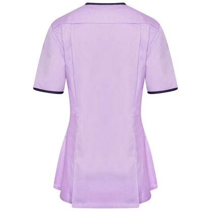 Behrens Asymmetrical Ladies Tunic with asymmetrical neckline princess seams waterproof breast pocket concealed zip