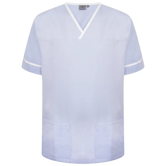 Contrast Trim Smart Scrub Top-SWT