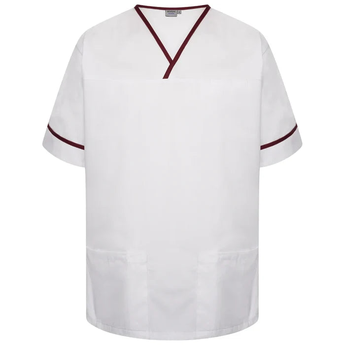 Contrast Trim Smart Scrub Top-WMT