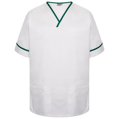 Contrast Trim Smart Scrub Top-WBGT