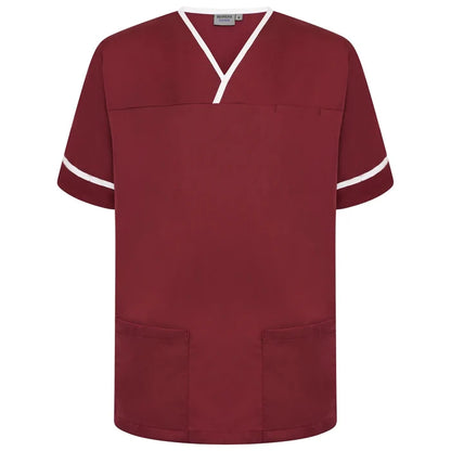 Contrast Trim Smart Scrub Top-MWT