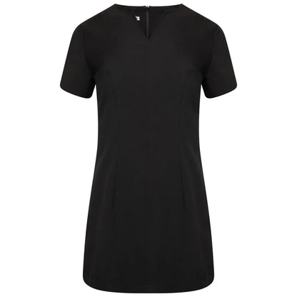 Behrens Hayley tunic women's 100% soft twill polyester V-neck with side vents