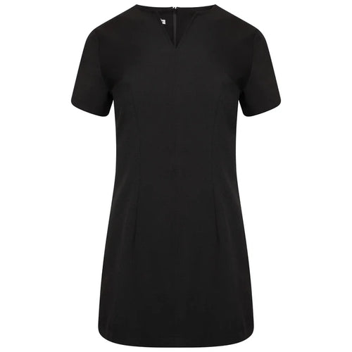 Behrens Hayley tunic women's 100% soft twill polyester V-neck with side vents