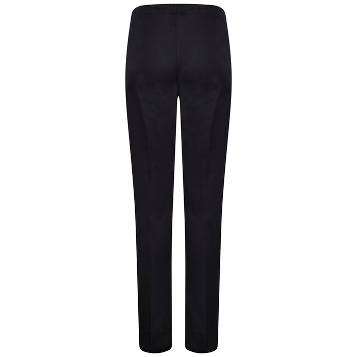 Behrens Ladies Professional Work Trousers soft jersey front elasticated adjustable maternity waistband 195gsm 65% polyester 35% cotton
