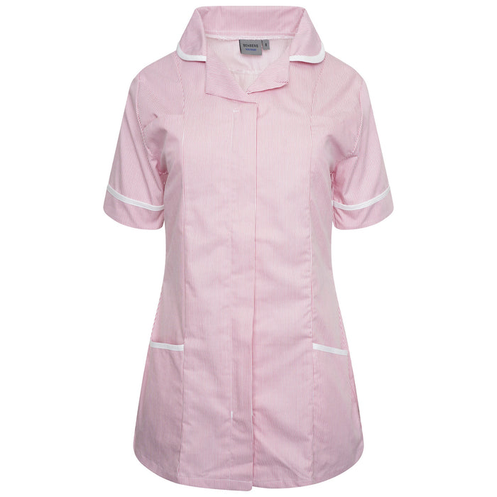6 / Pink/White Stripe/White Trim