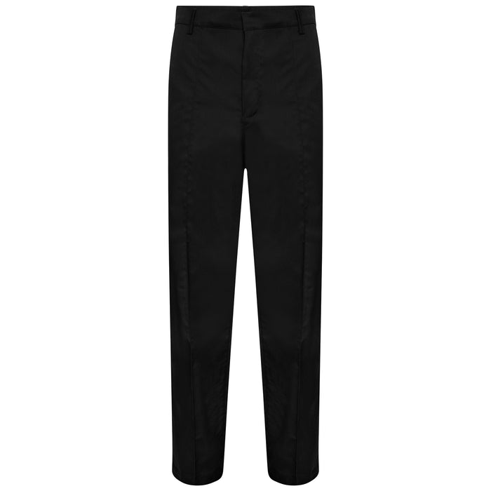 Behrens Male Trousers cotton-blend with sewn front pleats belt loops two side pockets and one back pocket
