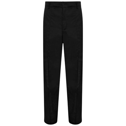 Behrens Male Trousers cotton-blend with sewn front pleats belt loops two side pockets and one back pocket