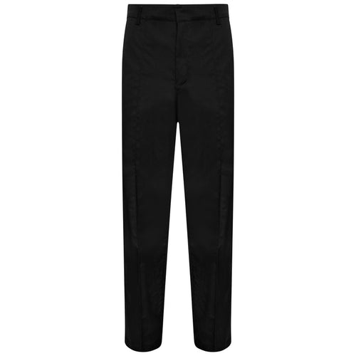 Behrens Male Trousers cotton-blend with sewn front pleats belt loops two side pockets and one back pocket