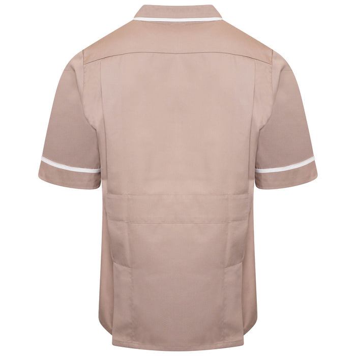 Behrens Male Tunic with revere collar concealed open-ended zip waterproof-lined left pocket key loop action back vents