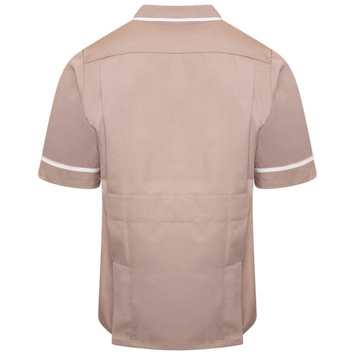 Behrens Male Tunic with revere collar concealed open-ended zip waterproof-lined left pocket key loop action back vents