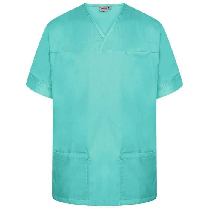 Eau De Nil Plain Smart Scrub Top