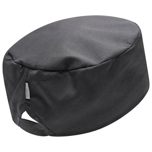 Behrens Chefs Skull Cap white 195g/m² polycotton close-fit skull style with elastic back sizes 2XS–4XL