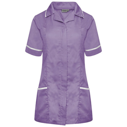 Behrens Ladies Tunic with revere collar princess seams concealed front zip waterproof left breast pocket and lower pockets with key loop