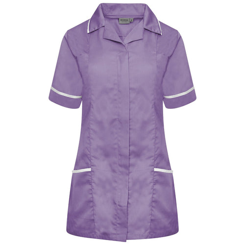 Behrens Ladies Tunic with revere collar princess seams concealed front zip waterproof left breast pocket and lower pockets with key loop