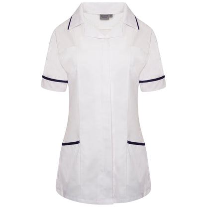 6 / White/Navy Trim
