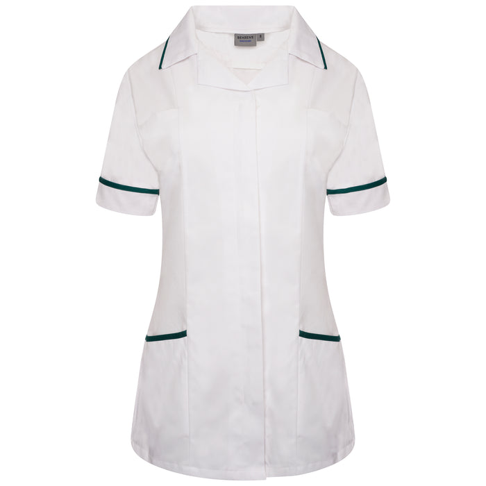 6 / White/Bottle Green Trim