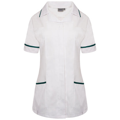 6 / White/Bottle Green Trim