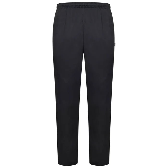 Behrens Chefs Trousers unisex 195GSM polycotton elasticated drawstring waist sizes 2XS-4XL vat-dyed