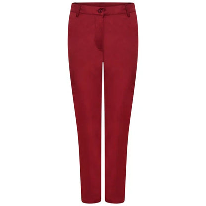 Maroon Ladies Trousers Unhemmed-NLSPCT