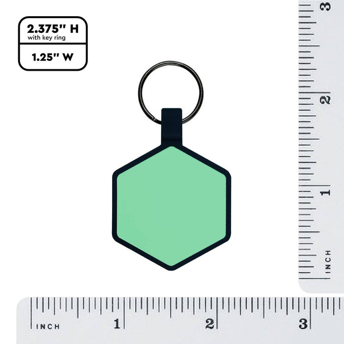 Besties Pets - Wildflowers Silicone ID Tag - Dog.Dog.Cat.