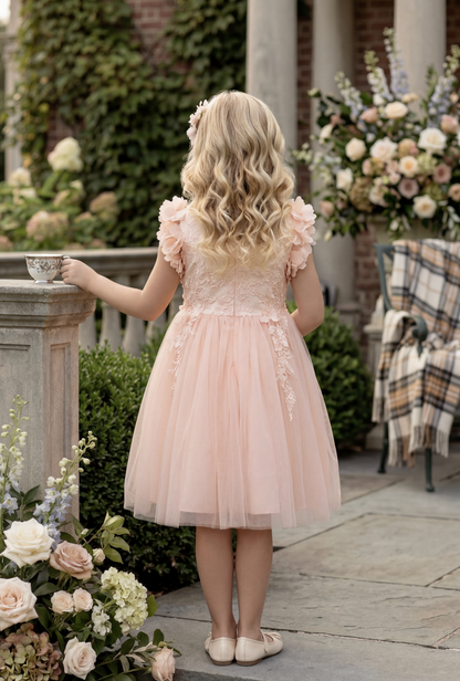 BIANCA DRESS PEACHY PINK