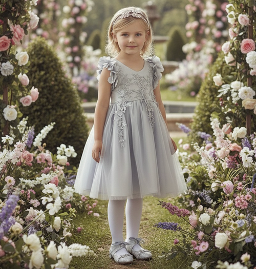 BIANCA DRESS SILVER
