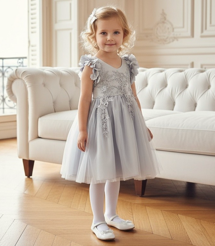 BIANCA DRESS SILVER