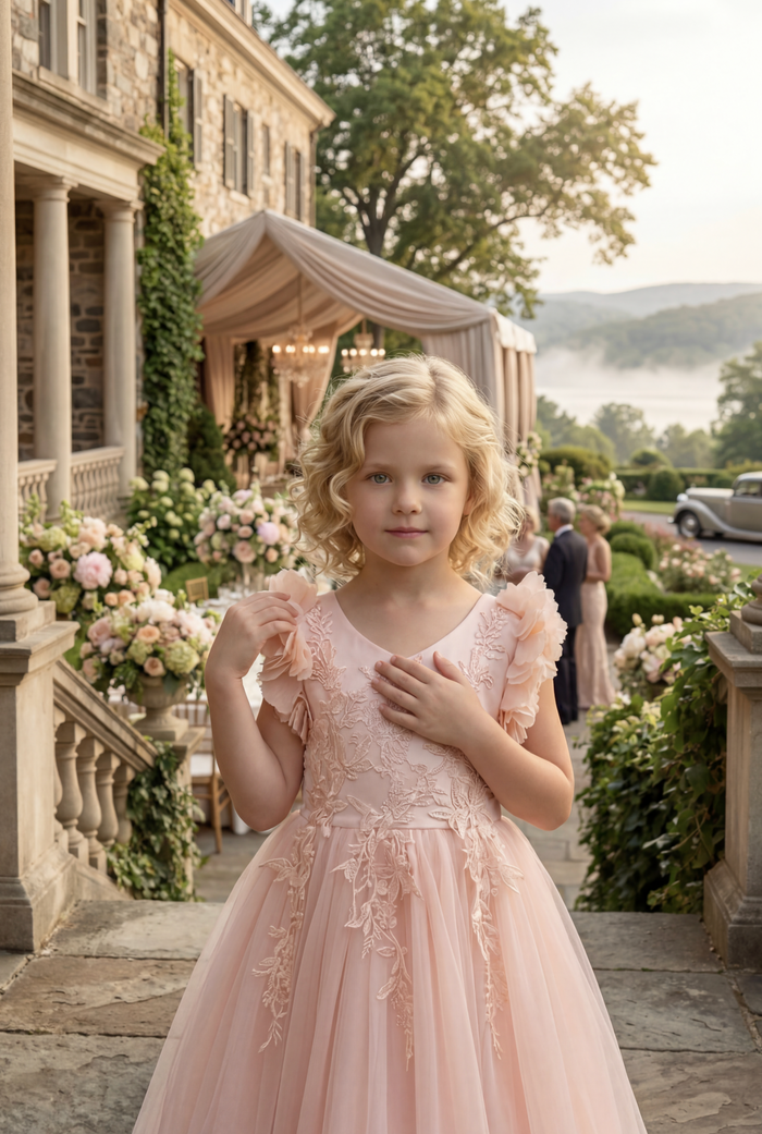 BIANCA GOWN PEACHY PINK