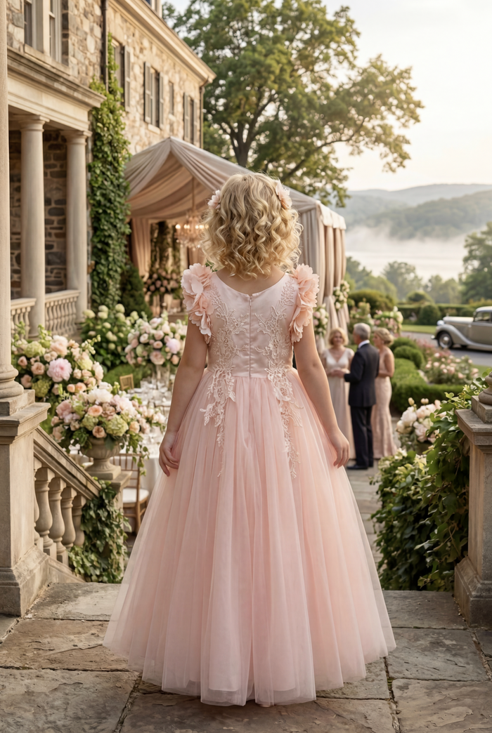 BIANCA GOWN PEACHY PINK