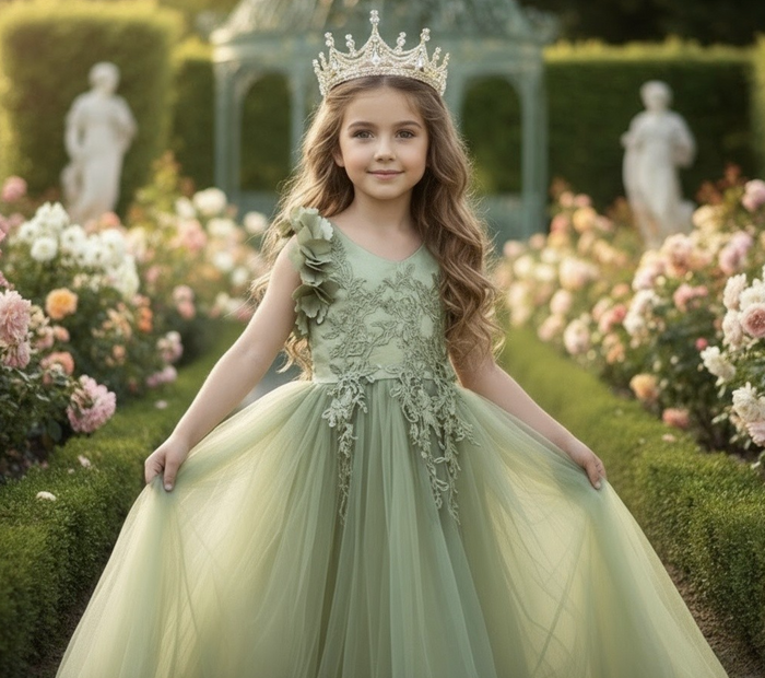 BIANCA GOWN SAGE