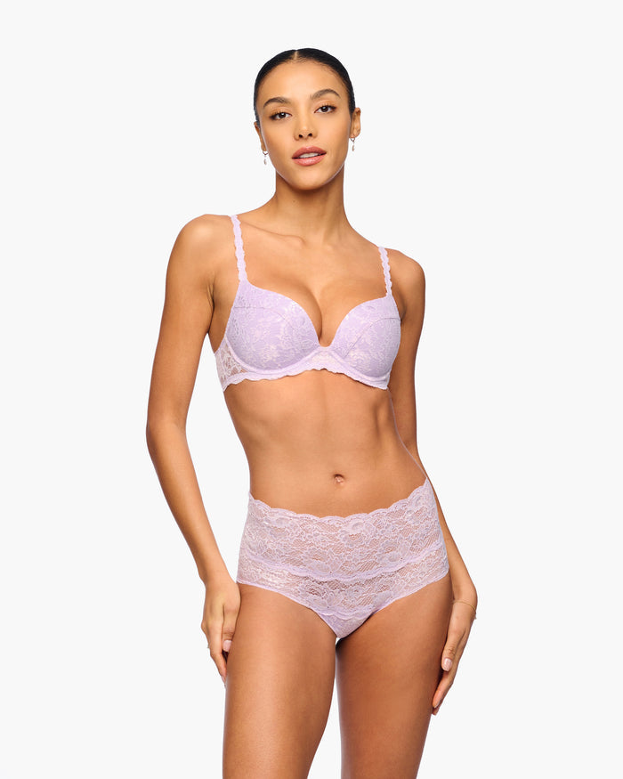 Viola Slip Sgambati - Never Say Never Bikini A Vita Alta