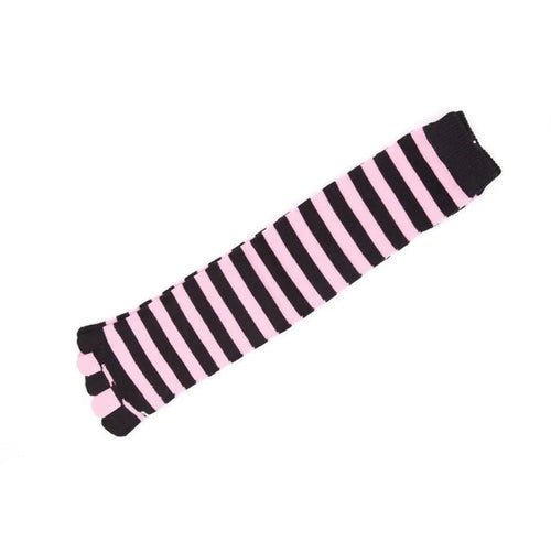 Five Fingers Ladies Knee High Toe Socks Red White Size 2-8 Womens AU - Pantsnsox