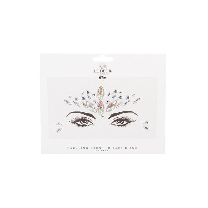 Bliss Dazzling Crowned Face Bling Sticker