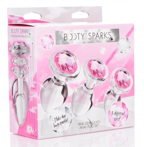 Booty Sparks Glass Plug Set