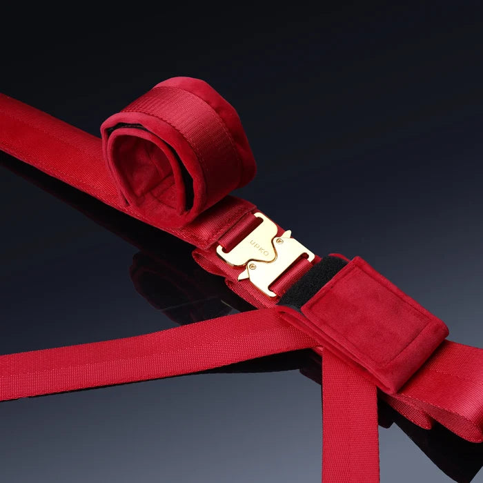 Bowknot Spreader Bar w/ Dildo Mounting Restraint Set