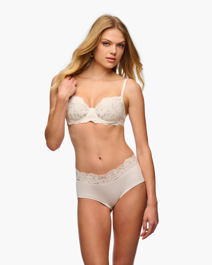White Boyshort - Romanza Boyshort