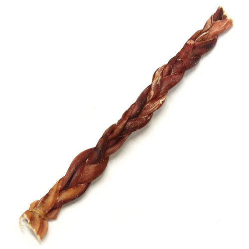 Braided Bully Stick Odor Free - Size - Standard 12" - Dog.Dog.Cat.