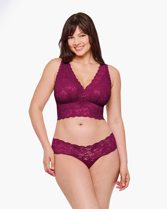 Rossa Bralette - Never Say Never Bralette Curvy Plungie Longline