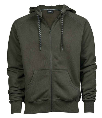 Tee Jays Fashion Zip Hooded Sweatshirt | Deep Green - Eg Clothing UK