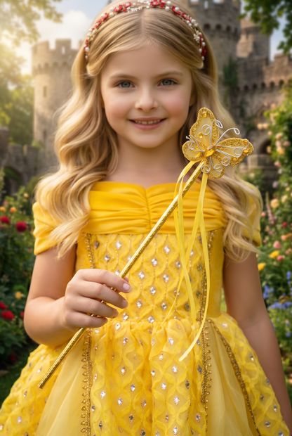 BUTTERFLY WAND GOLD