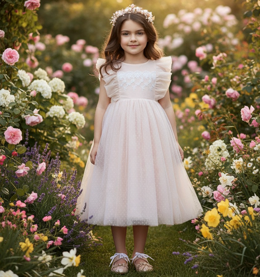 CAROLINA DRESS BLUSH PINK