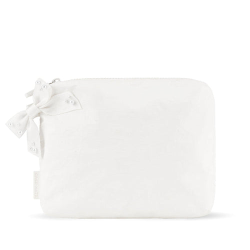 Case Mate Crinkle Makeup Bag • Ivory Pearl