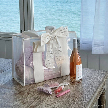 Case Mate Jelly Tote Bag • Ivory Pearl