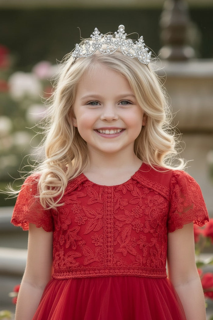 CATERINA DRESS CRIMSON