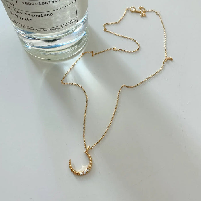 Celestial Elegance S925 Silver Star Moon Pendant Necklace Natural Baroque Pearl Crushes.