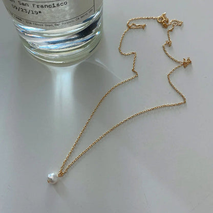 Celestial Elegance S925 Silver Star Moon Pendant Necklace Natural Baroque Pearl Crushes.