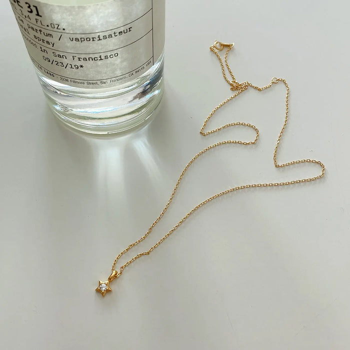 Celestial Elegance S925 Silver Star Moon Pendant Necklace Natural Baroque Pearl Crushes.
