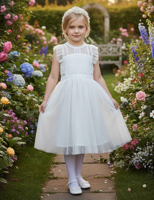 CLARISSA DRESS ANTIQUE WHITE