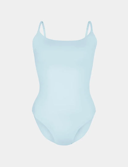 | Front view of model highlighting the coverage and fit | Blue Ice