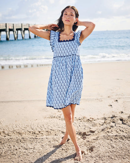 Conch Cascade - Miley Dress - Clear Waters - Printfresh